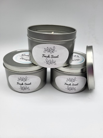 Fresh scent candle gate city design